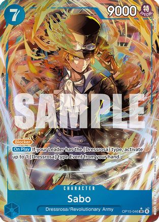 Sabo (Alternate Art) (OP15-046)  -  Super Rare