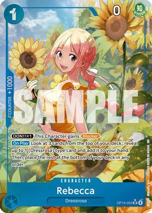Rebecca (OP15-053) (Illustration alternative) (OP15-053) - Super Rare