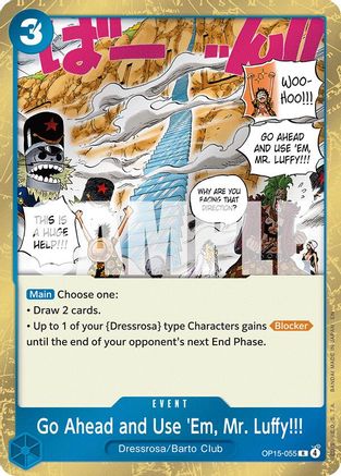 Allez-y, utilisez-les, M. Luffy !!! (OP15-055) - Rare