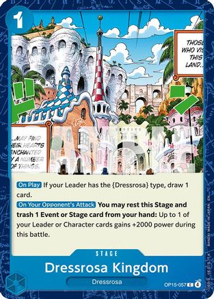 Dressrosa Kingdom (OP15-057)  -  Common