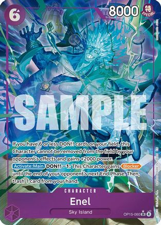 Enel (OP15-060) (Illustration alternative) (OP15-060) - Super Rare