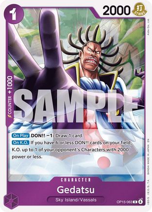 Gedatsu (OP15-063)  -  Rare
