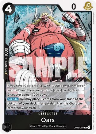 Oars (OP15-080)  -  Rare