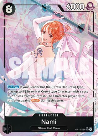 Nami (OP15-086) (Illustration alternative) (OP15-086) - Super Rare