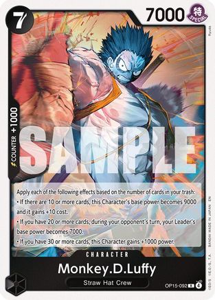 Monkey.D.Luffy (OP15-092) (OP15-092) - Rare