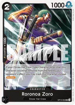Roronoa Zoro (OP15-094) (OP15-094)  -  Uncommon