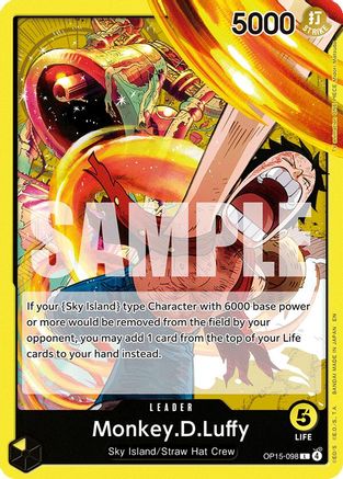 Monkey.D.Luffy (OP15-098) (OP15-098)  -  Leader