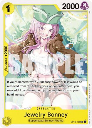 Jewelry Bonney (OP15-105) (OP15-105)  -  Uncommon