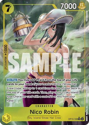 Nico Robin (OP15-109) (Alternate Art) (OP15-109)  -  Rare