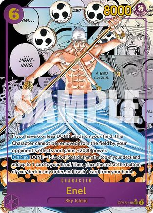 Enel (OP15-118) (Manga) (OP15-118) - Secrète Rare