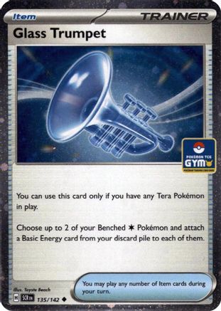Glass Trumpet (Gym Stamp Asia Exclusive) - 135 - Uncommon - Holofoil
