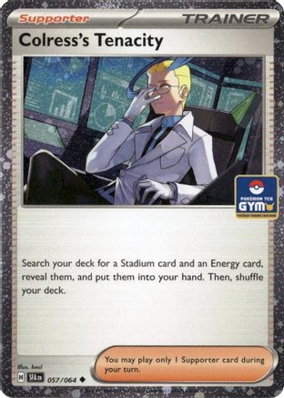 Colress's Tenacity (Gym Stamp Asia Exclusive) - 057 - Uncommon - Holofoil