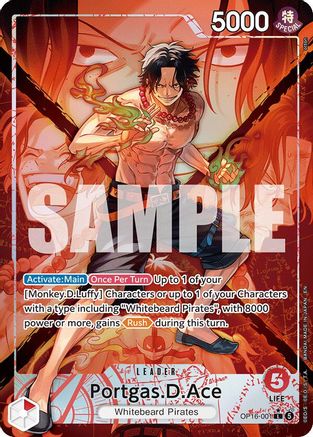 Portgas.D.Ace (001) (Alternate Art) (OP16-001)  -  Leader
