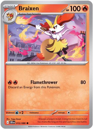 Braixen - 012 - Common - Normal
