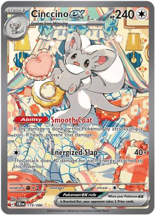 Cinccino ex - 119/086  - Special Illustration Rare - Holofoil