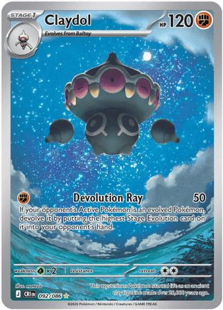Claydol - 092/086  - Illustration Rare - Holofoil