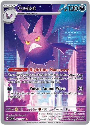 Crobat - 093/086  - Illustration Rare - Holofoil