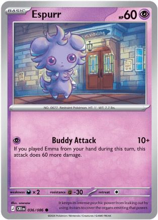 Espurr - 036 - Common - Reverse Holofoil