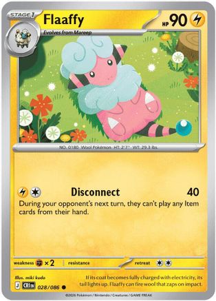 Flaaffy - 028 - Common - Reverse Holofoil