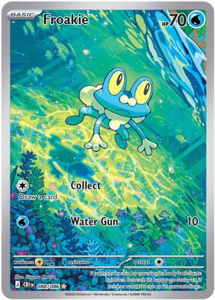 Froakie - 088/086  - Illustration Rare - Holofoil