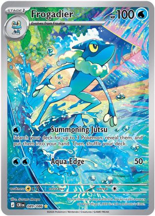 Frogadier - 089/086  - Illustration Rare - Holofoil
