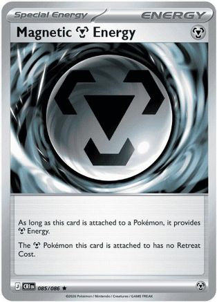 Magnetic Metal Energy - 085 - Rare - Holofoil