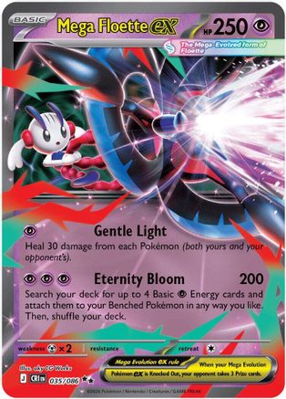 Mega Floette ex - 035/086  - Double Rare - Holofoil