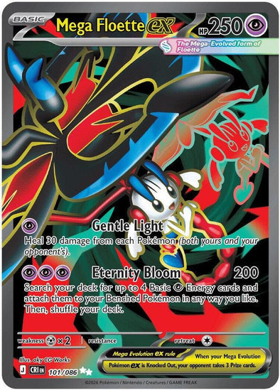 Mega Floette ex - 101/086  - Ultra Rare - Holofoil