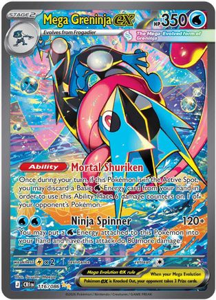 Mega Greninja ex - 116/086  - Special Illustration Rare - Holofoil