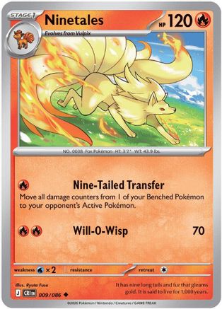 Ninetales - 009 - Uncommon - Normal