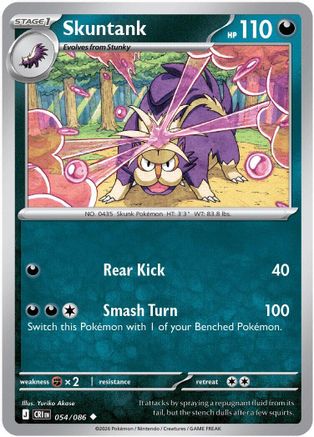 Skuntank - 054 - Uncommon - Reverse Holofoil