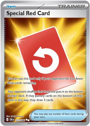 Special Red Card - 113/086  - Ultra Rare - Holofoil