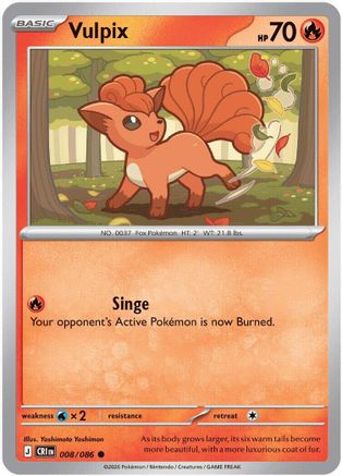 Vulpix - 008 - Common - Normal
