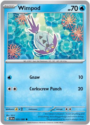 Wimpod - 025 - Common - Reverse Holofoil