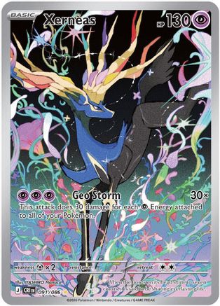 Xerneas - 091/086  - Illustration Rare - Holofoil