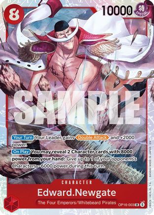 Edward.Newgate (OP16-003)  -  Super Rare