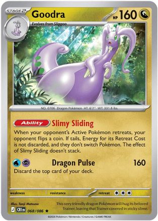 Goodra - 068/086 (Non-Holo)  - Uncommon - Normal