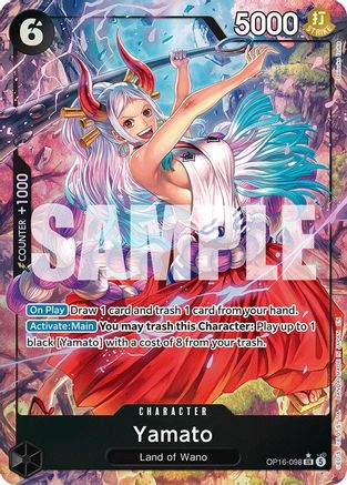 Yamato (098) (Alternate Art) (OP16-098)  -  Super Rare