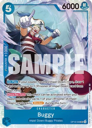Buggy (048) (OP16-048)  -  Super Rare