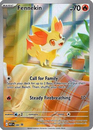 Fennekin - 080  - Promo - Holofoil