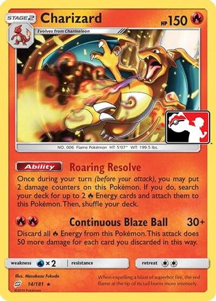 Charizard (Library Exclusive) - 014 - Rare - Holofoil