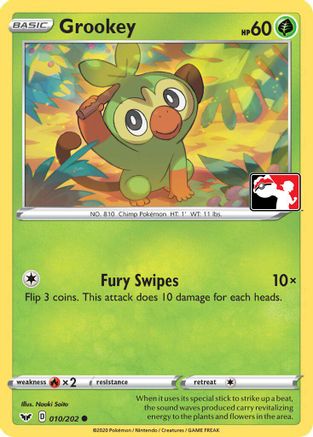 Grookey (Library Exclusive) - 011 - Common - Reverse Holofoil