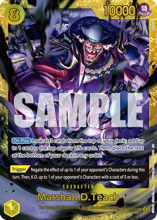 Marshall.D.Teach (119) (OP16-119)  -  Secret Rare