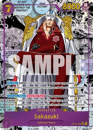 Sakazuki (Manga) (OP16-065)  -  Super Rare