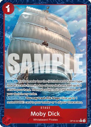 Moby Dick (Alternate Art) (OP16-021)  -  Rare
