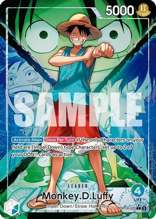 Monkey.D.Luffy (022) (Alternate Art) (OP16-022)  -  Leader
