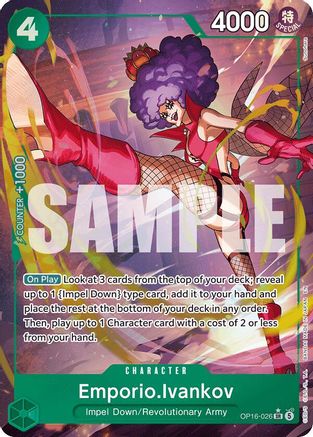 Emporio.Ivankov (026) (Alternate Art) (OP16-026)  -  Super Rare