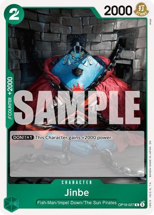 Jinbe (027) (OP16-027)  -  Rare