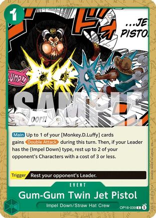 Gum-Gum Twin Jet Pistol (OP16-039)  -  Common