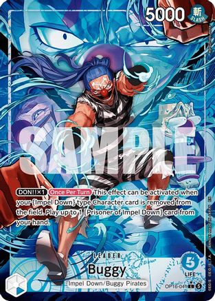 Buggy (041) (Alternate Art) (OP16-041)  -  Leader